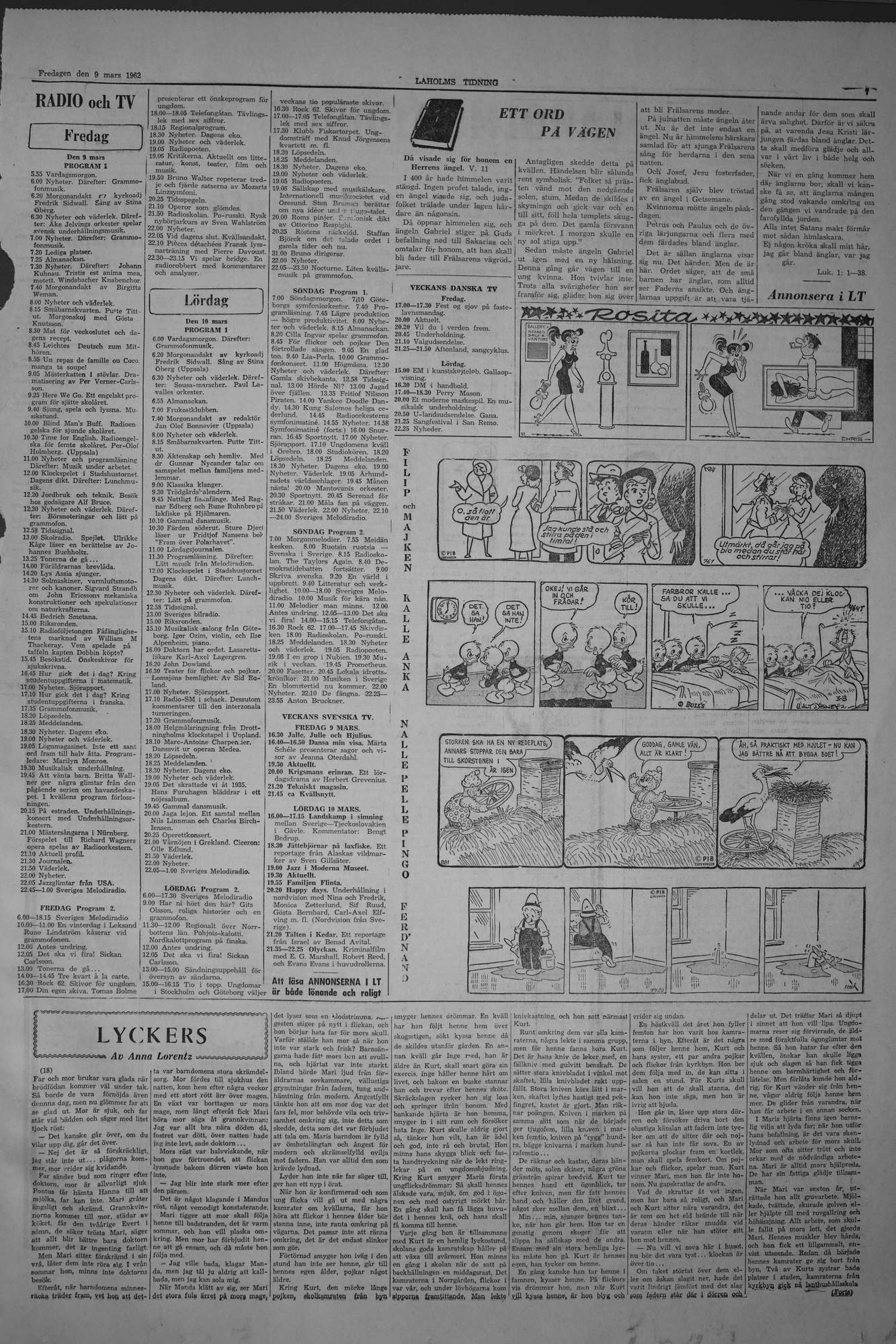 Laholms Tidning Fredag 9 mars 1962, sida 7