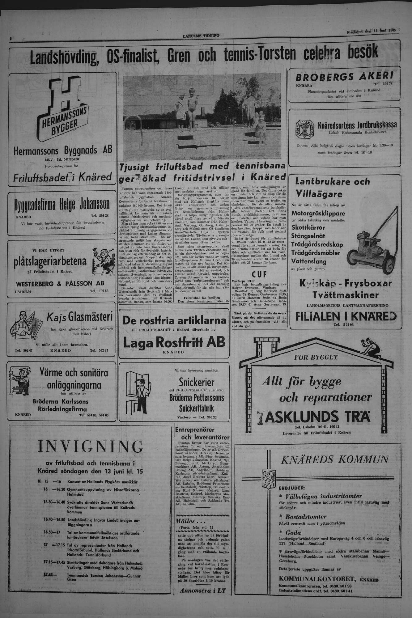 Laholms Tidning Fredag 11 juni 1965, sida 6