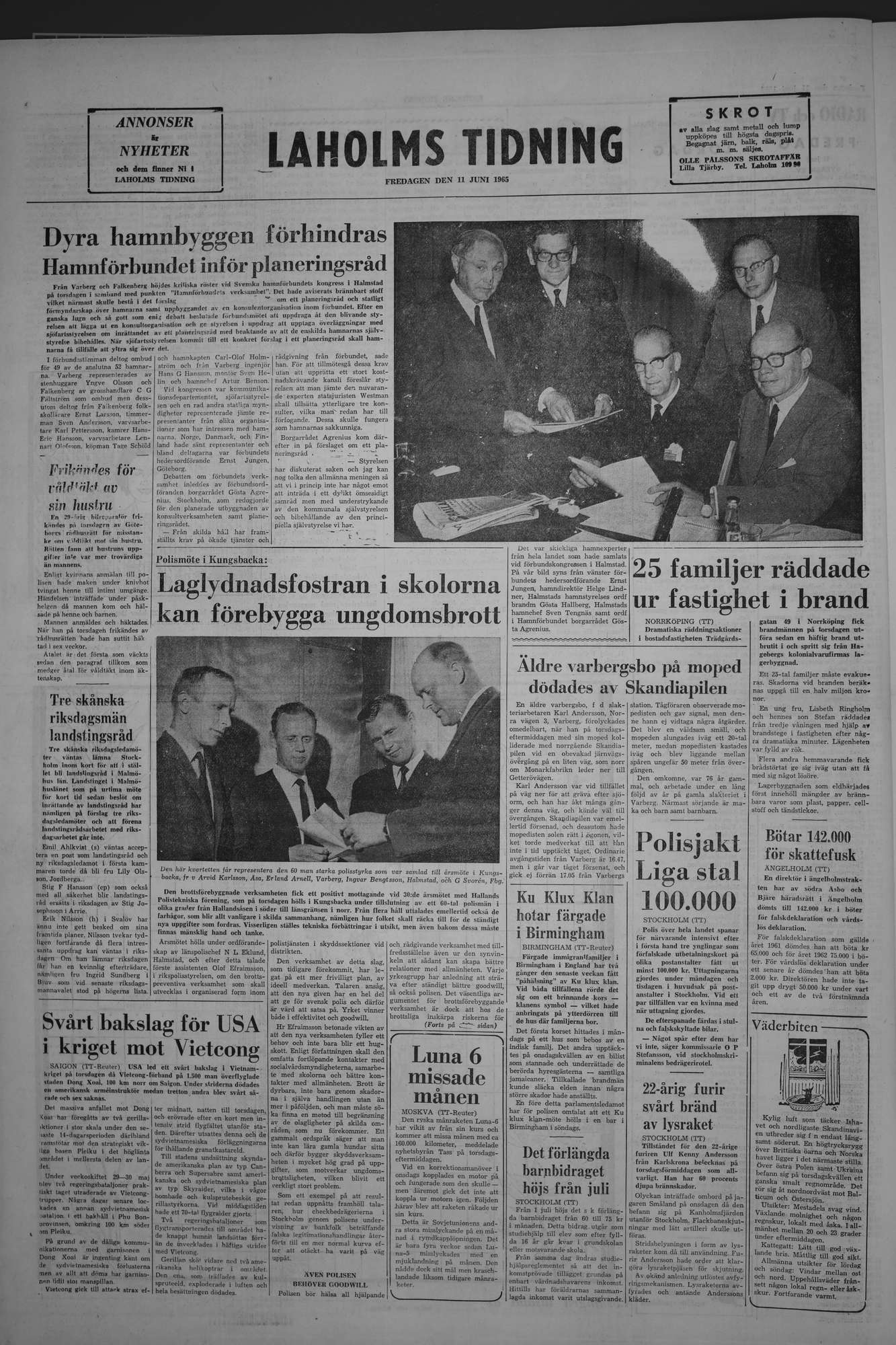Laholms Tidning Fredag 11 juni 1965, sida 8