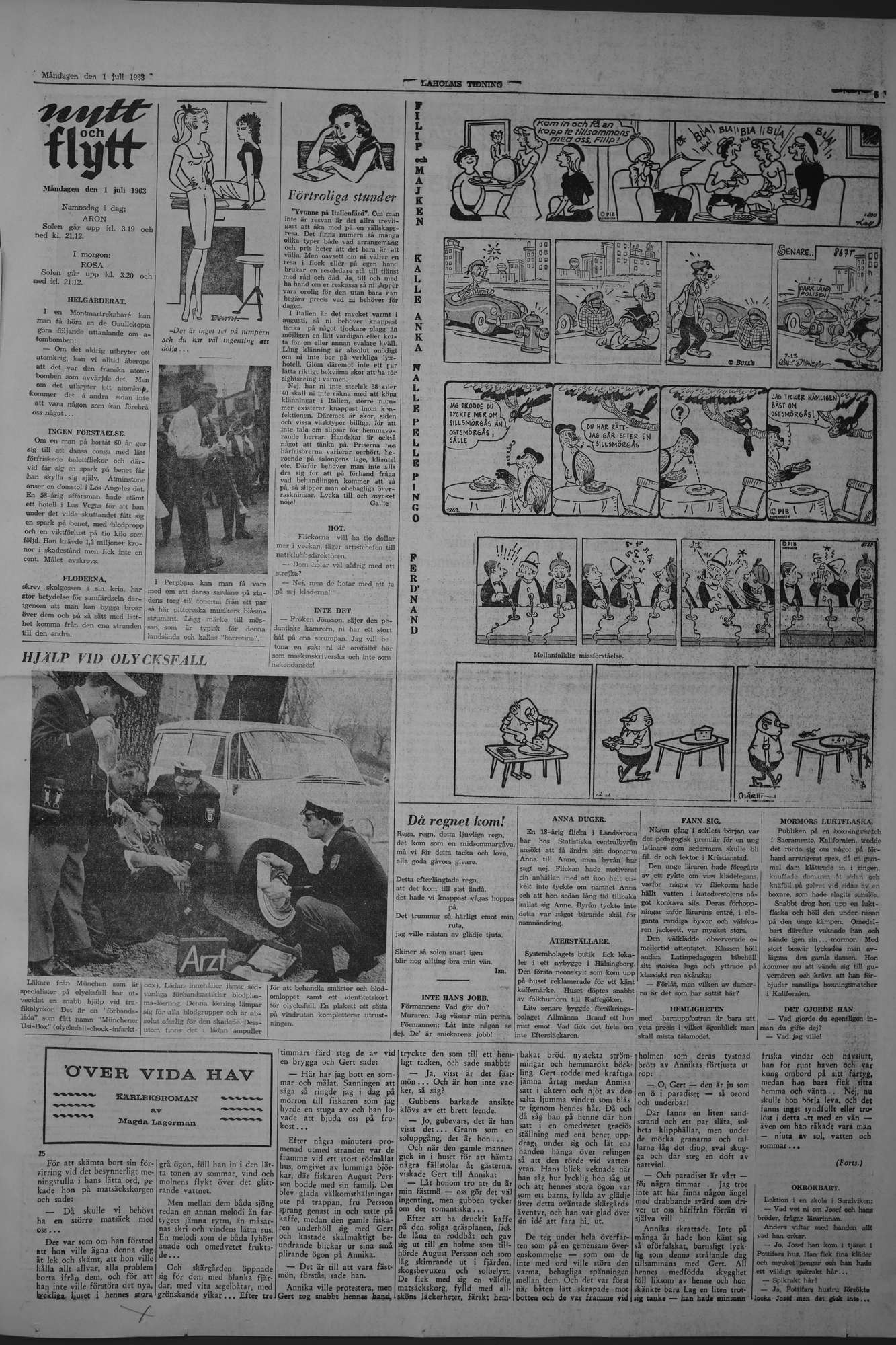 Laholms Tidning Måndag 1 juli 1963, sida 5
