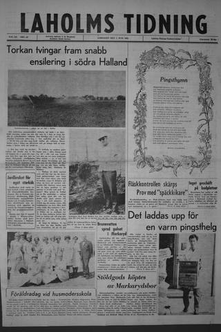 Förstasidan, Lördag 1 juni 1963