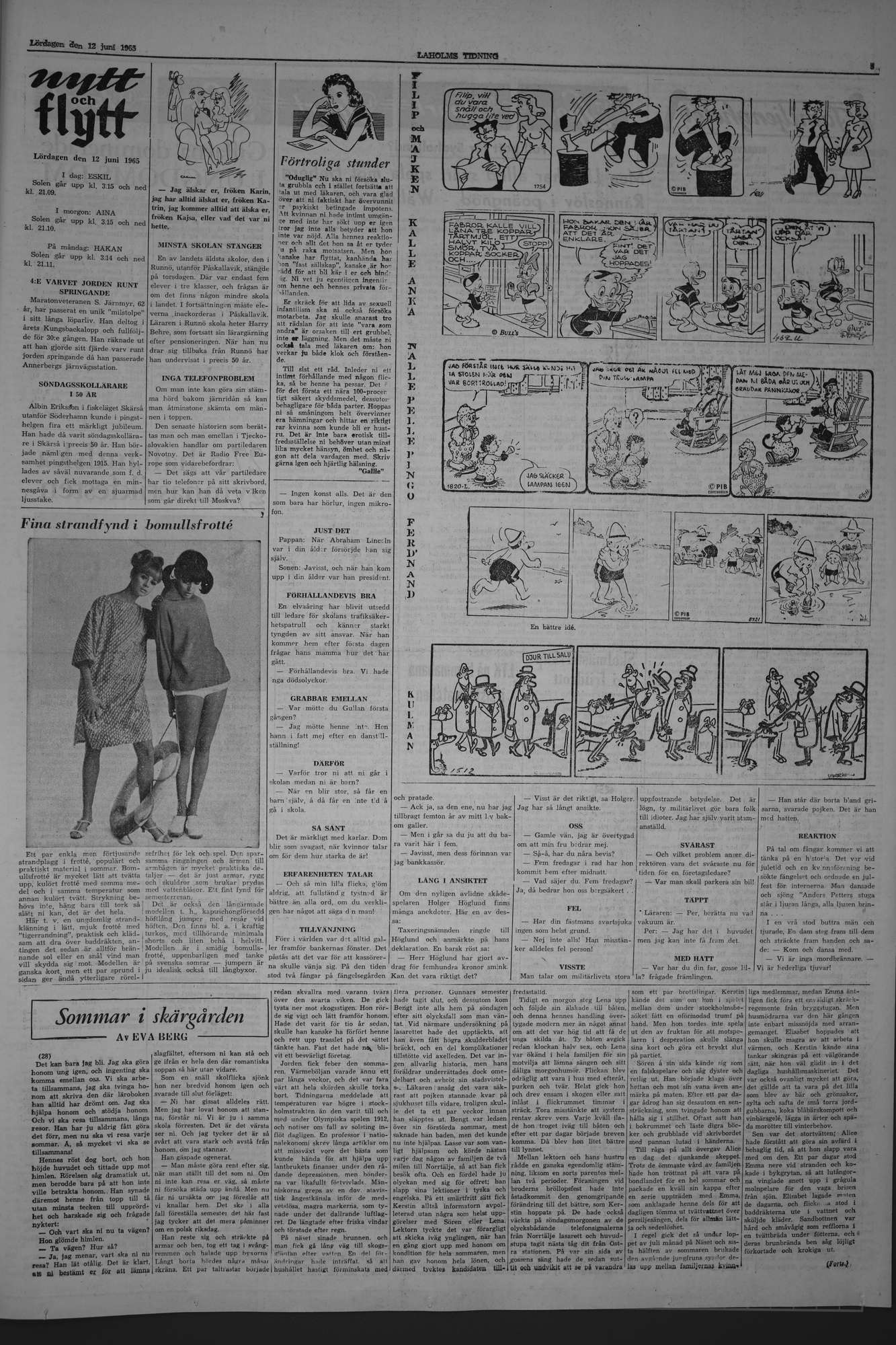 Laholms Tidning Lördag 12 juni 1965, sida 5