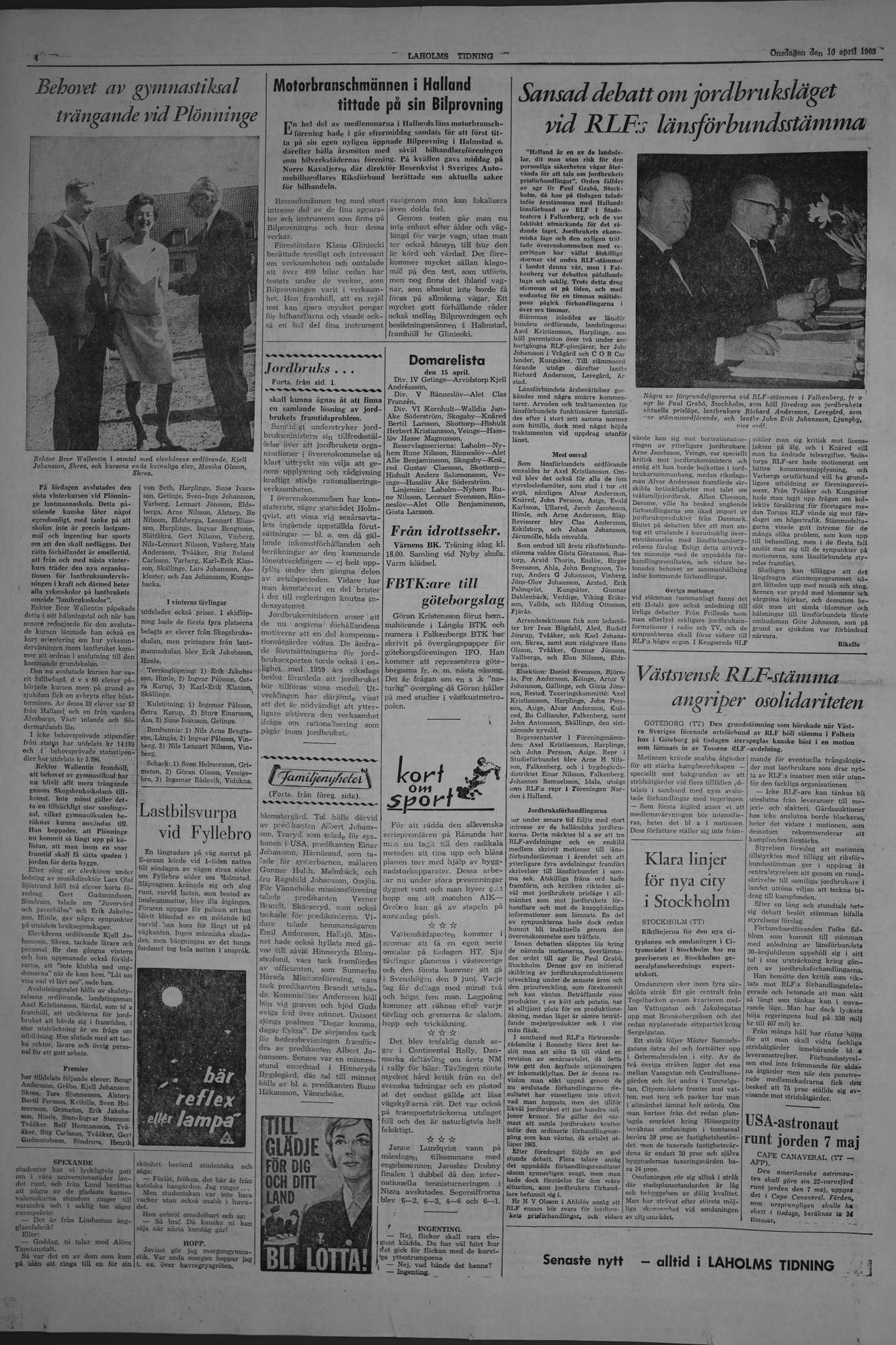 Laholms Tidning Onsdag 10 april 1963, sida 4