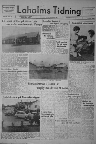 Förstasidan, Tisdag 10 september 1963