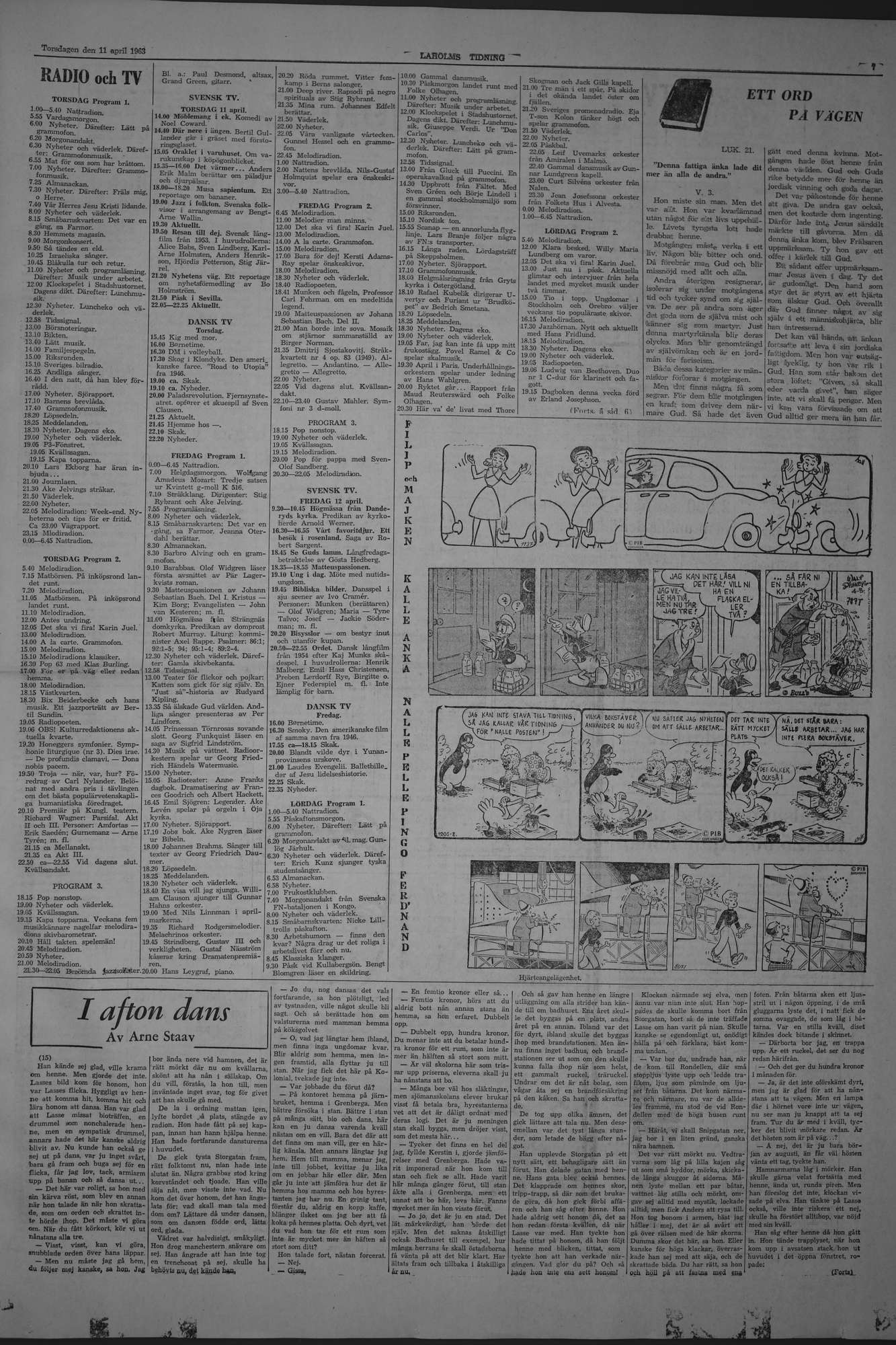 Laholms Tidning Torsdag 11 april 1963, sida 7