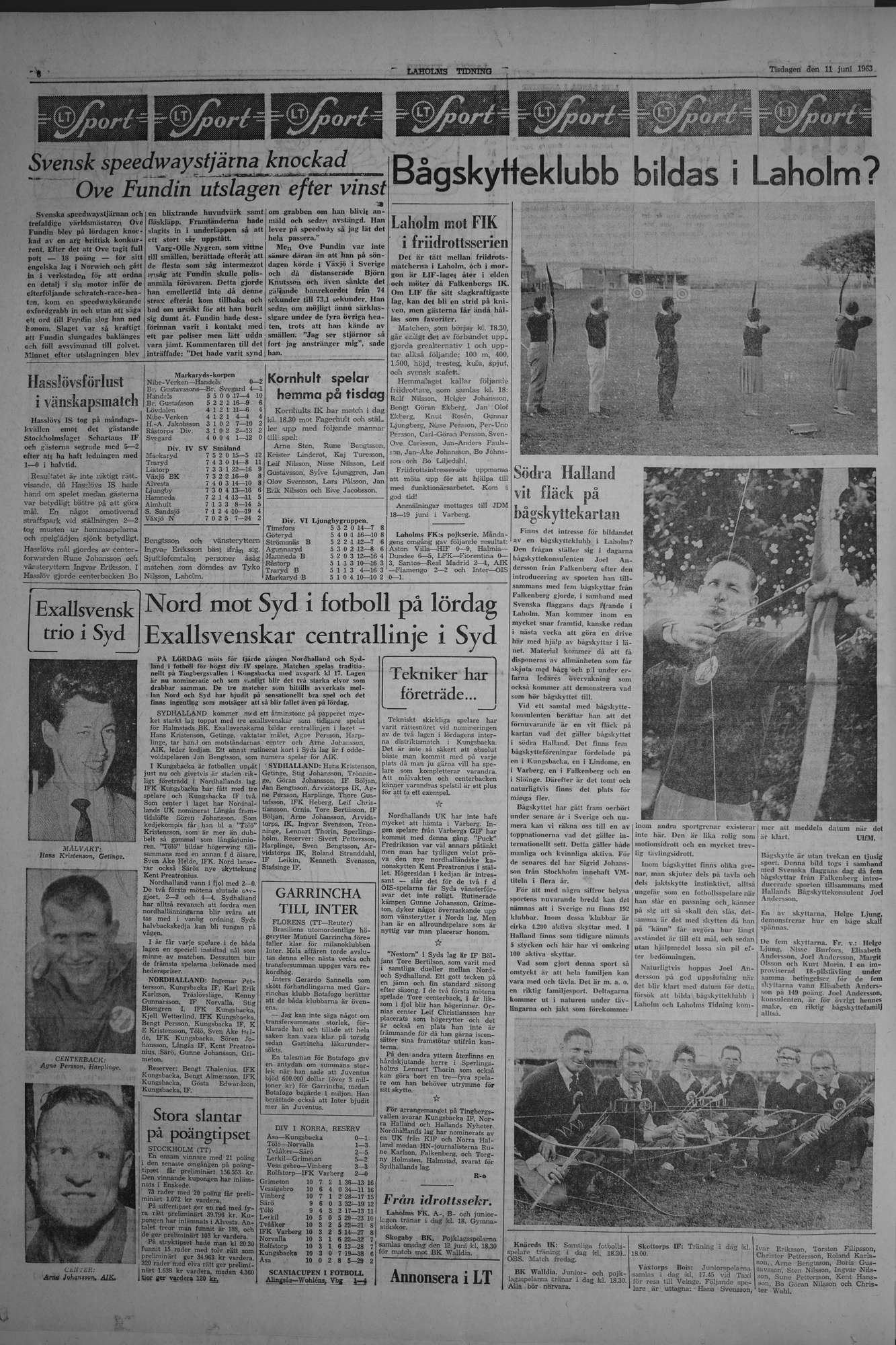 Laholms Tidning Tisdag 11 juni 1963, sida 6