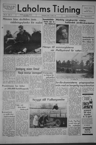 Förstasidan, Fredag 23 april 1965