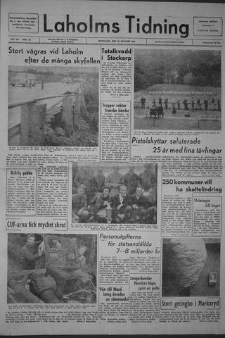Förstasidan, Måndag 12 augusti 1963