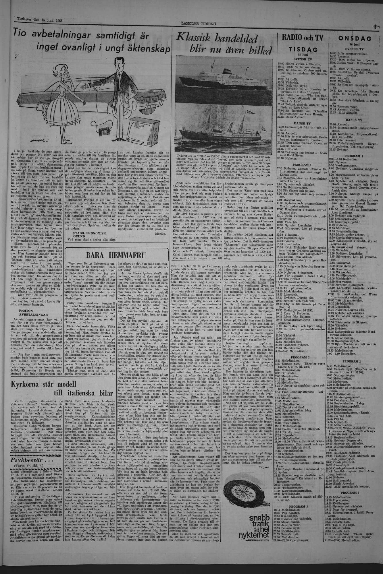 Laholms Tidning Tisdag 15 juni 1965, sida 7