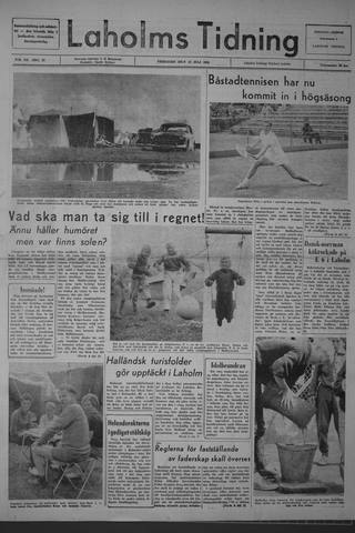 Förstasidan, Fredag 12 juli 1963