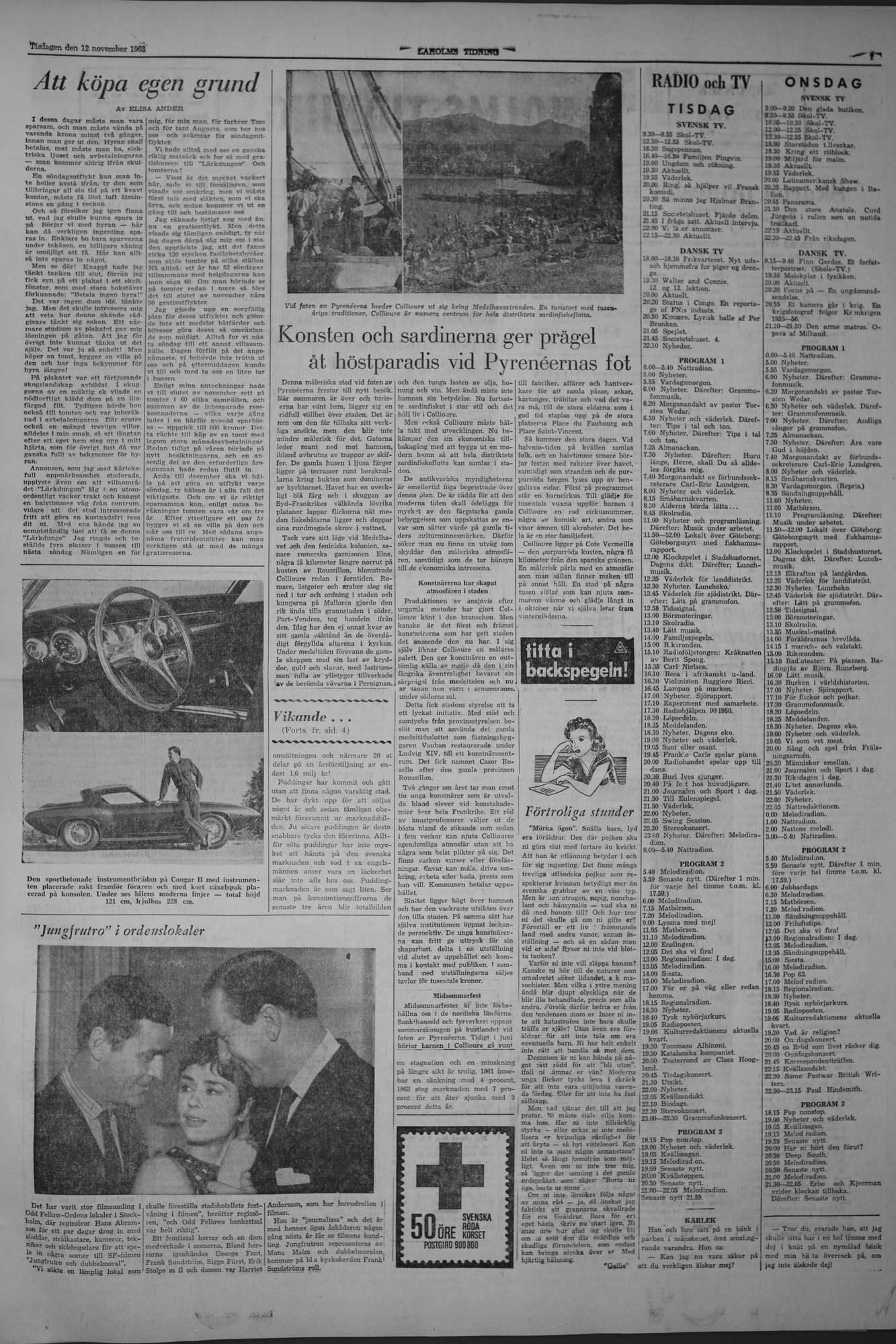 Laholms Tidning Tisdag 12 november 1963, sida 7
