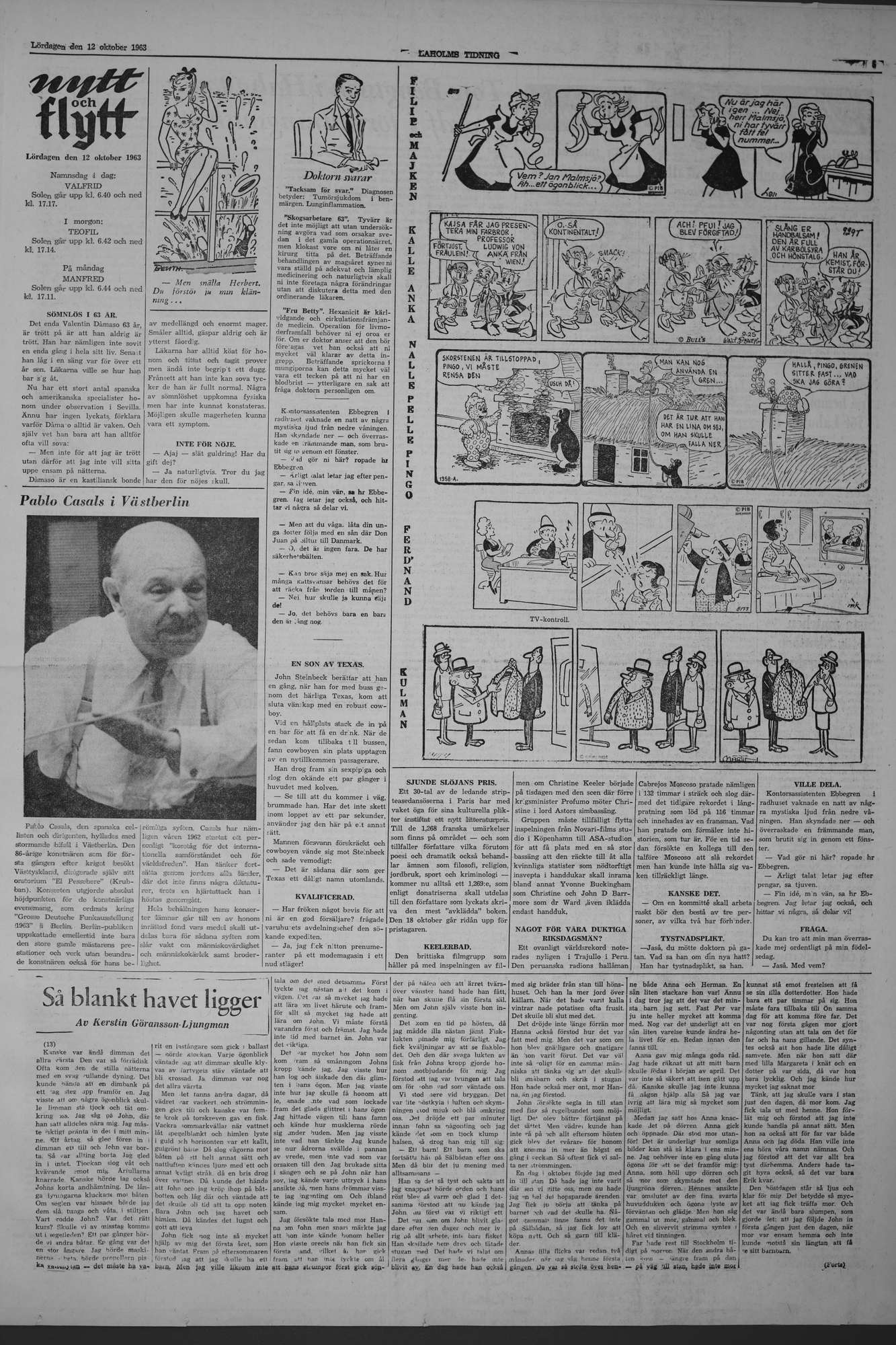 Laholms Tidning Lördag 12 oktober 1963, sida 5