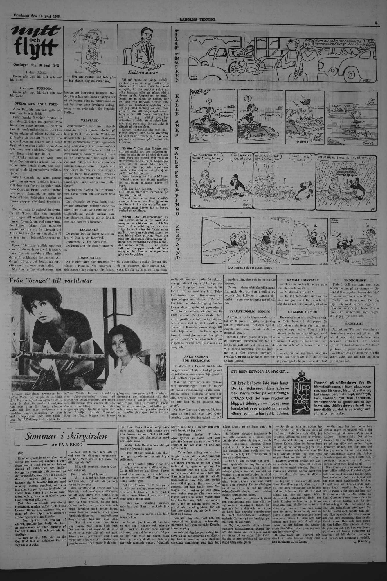 Laholms Tidning Onsdag 16 juni 1965, sida 5