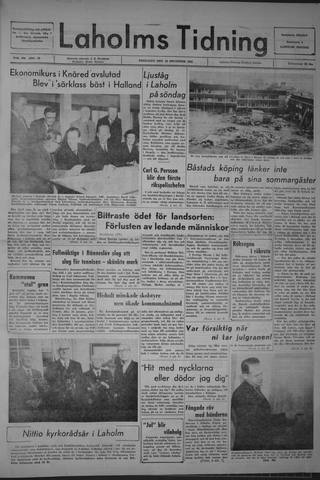 Förstasidan, Fredag 13 december 1963