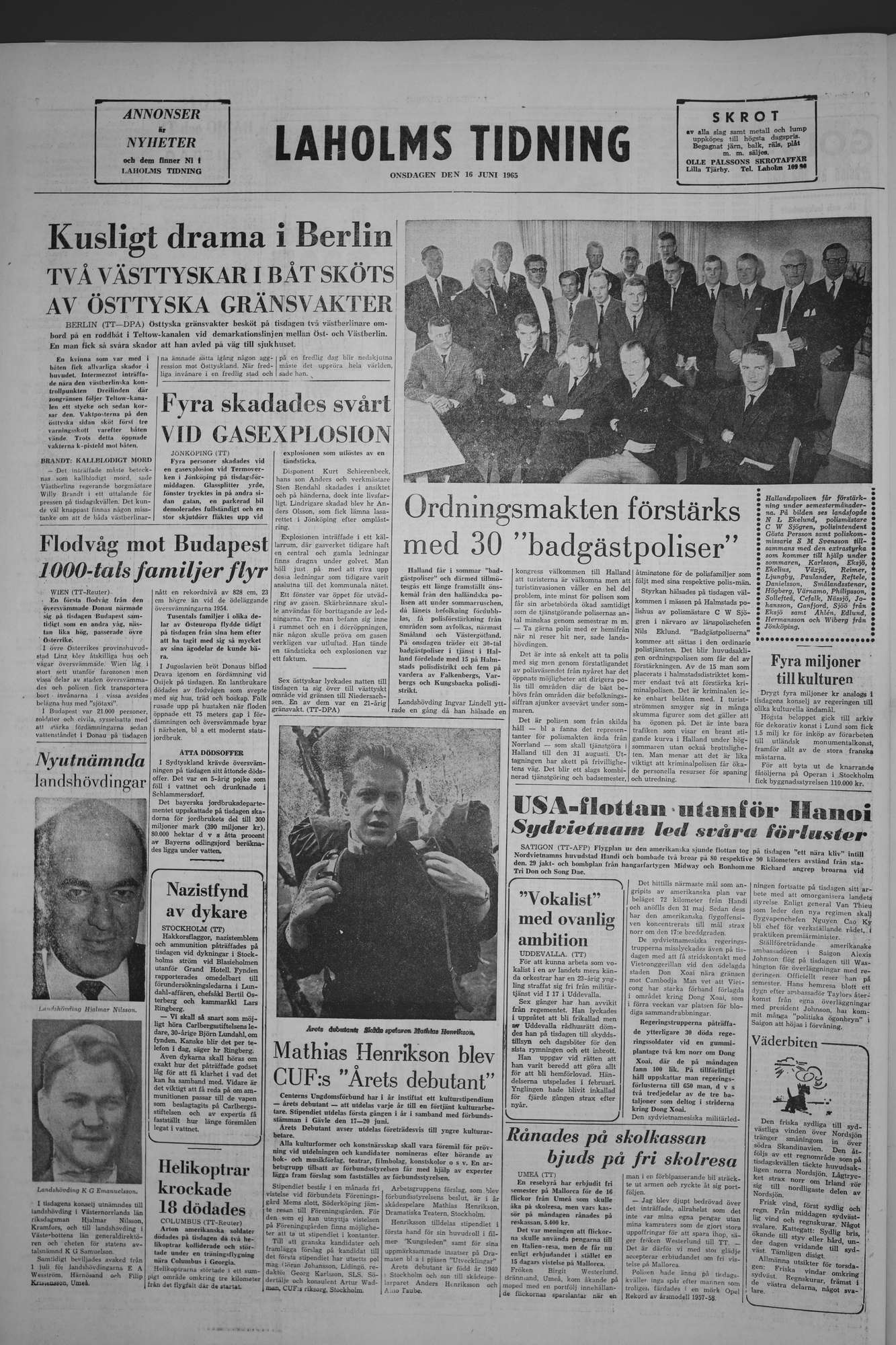 Laholms Tidning Onsdag 16 juni 1965, sida 8