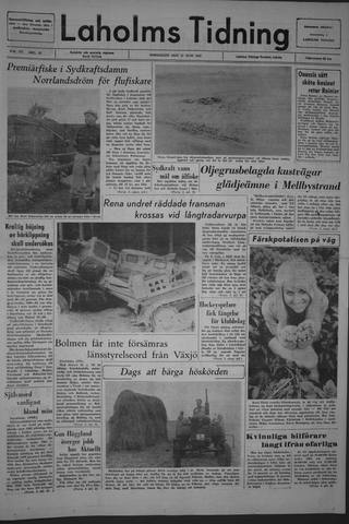 Förstasidan, Torsdag 17 juni 1965
