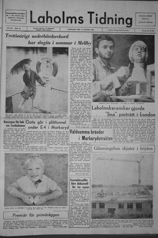 Förstasidan, Onsdag 14 augusti 1963