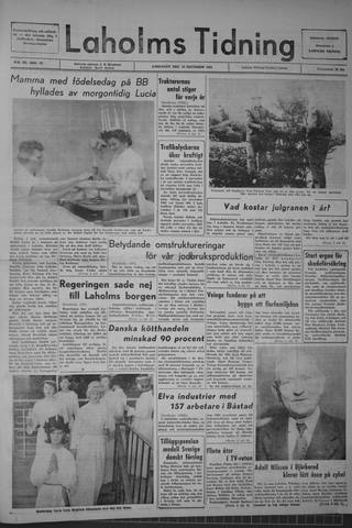 Förstasidan, Lördag 14 december 1963