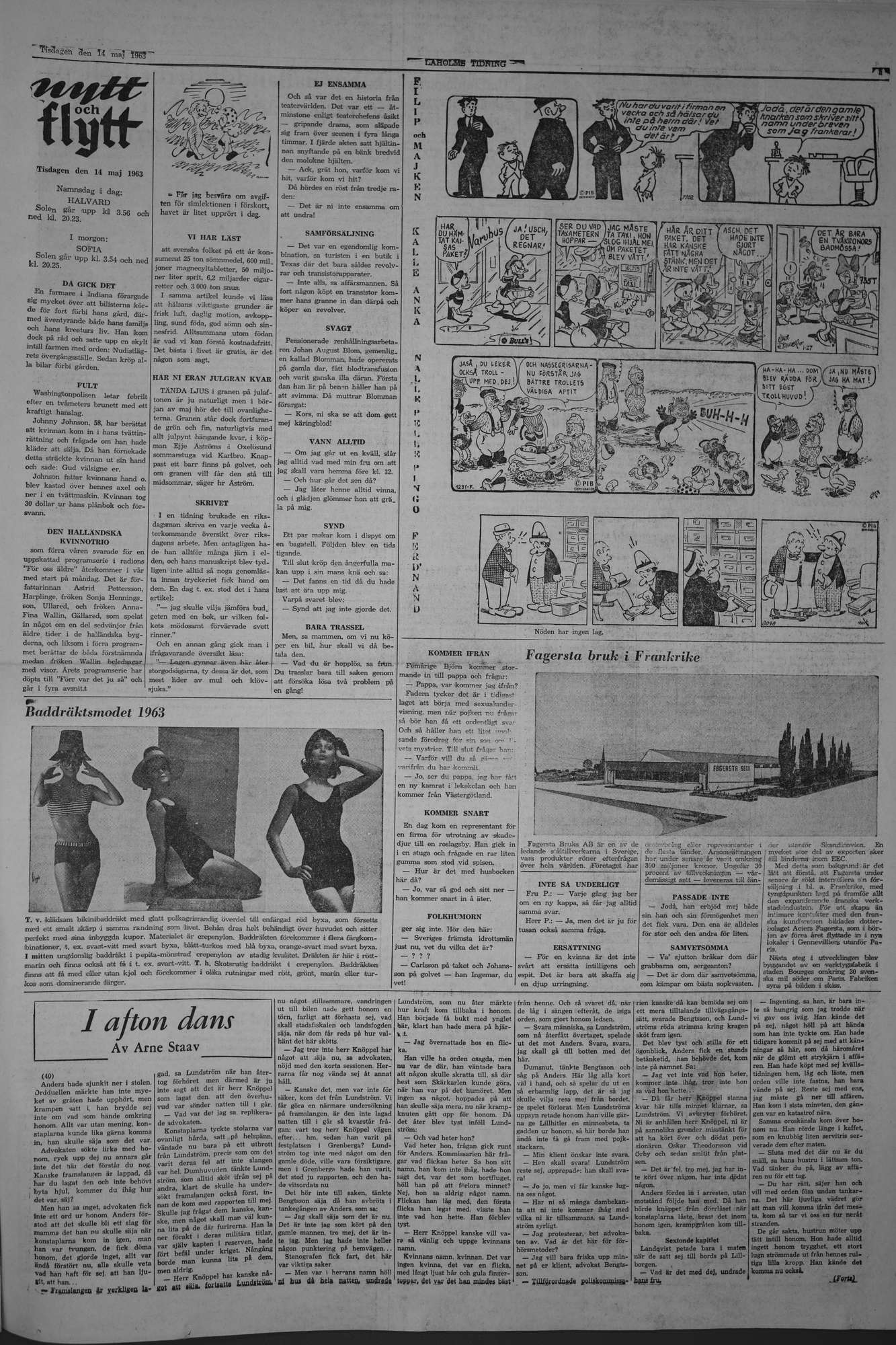 Laholms Tidning Tisdag 14 maj 1963, sida 5