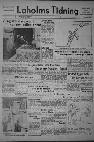 Förstasidan, Torsdag 14 november 1963