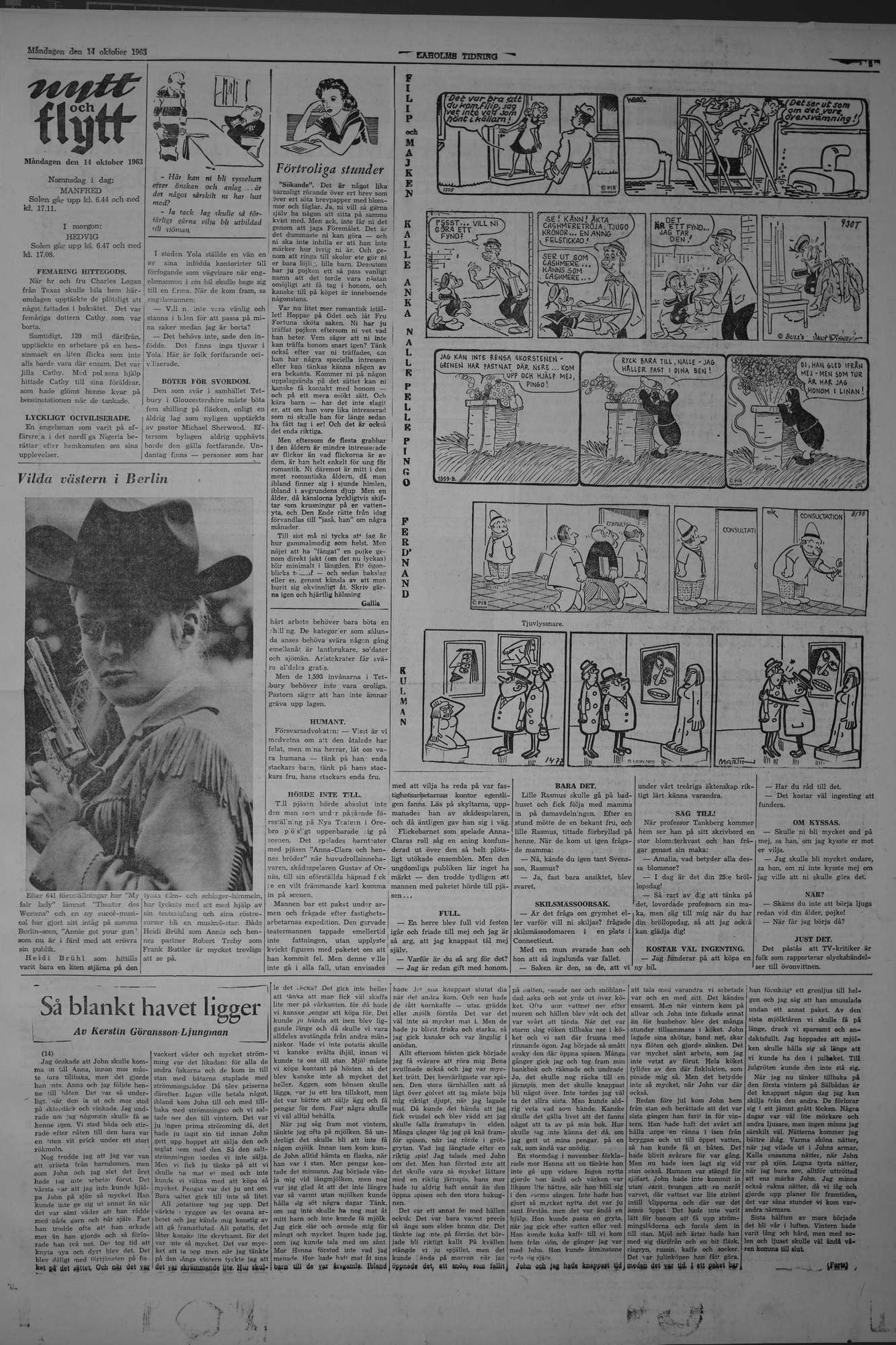 Laholms Tidning Måndag 14 oktober 1963, sida 5