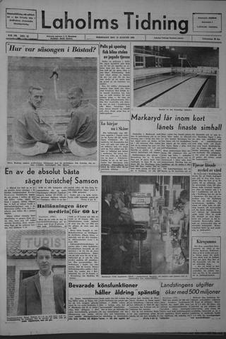 Förstasidan, Torsdag 15 augusti 1963