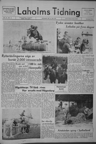 Förstasidan, Måndag 15 juli 1963