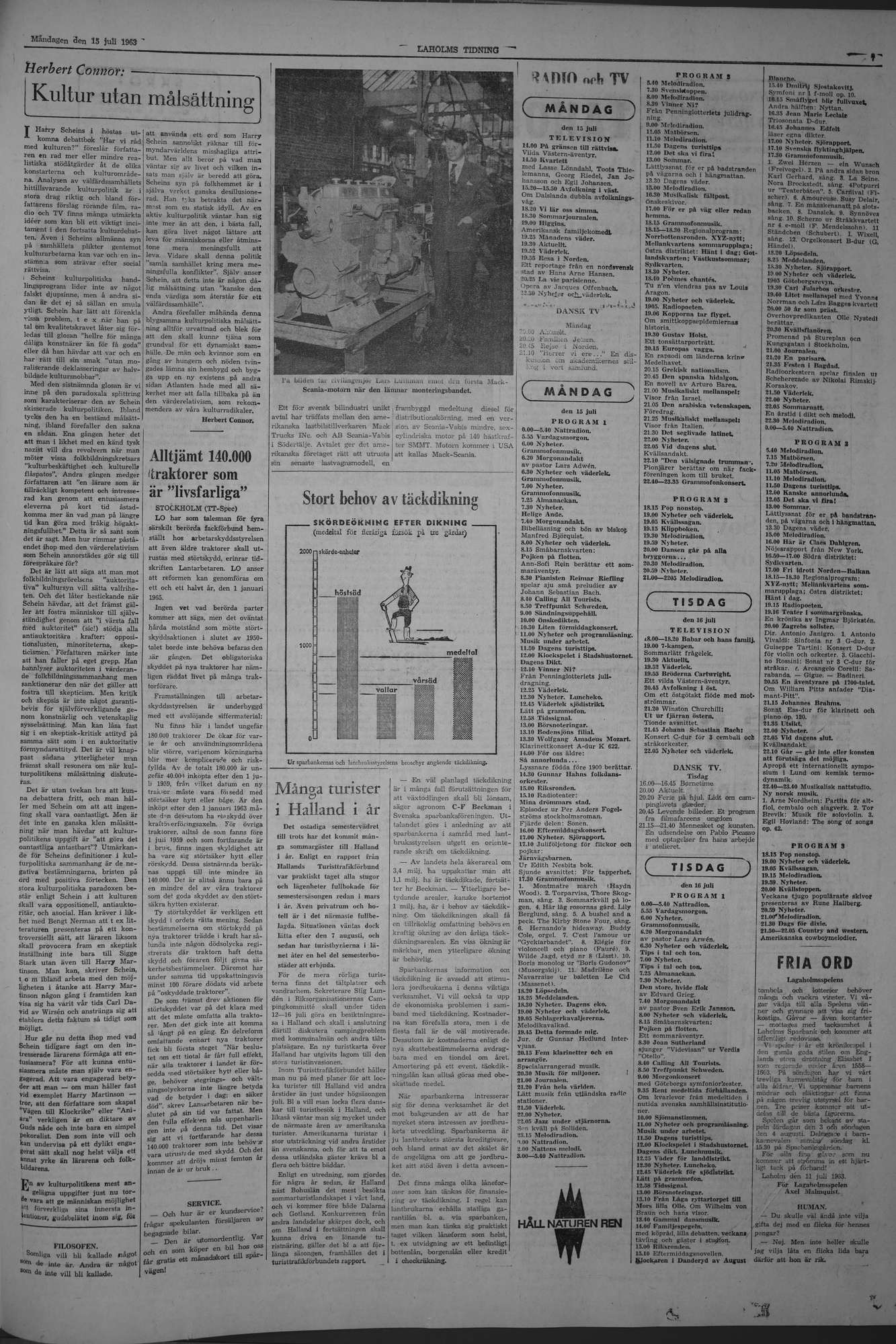 Laholms Tidning Måndag 15 juli 1963, sida 7