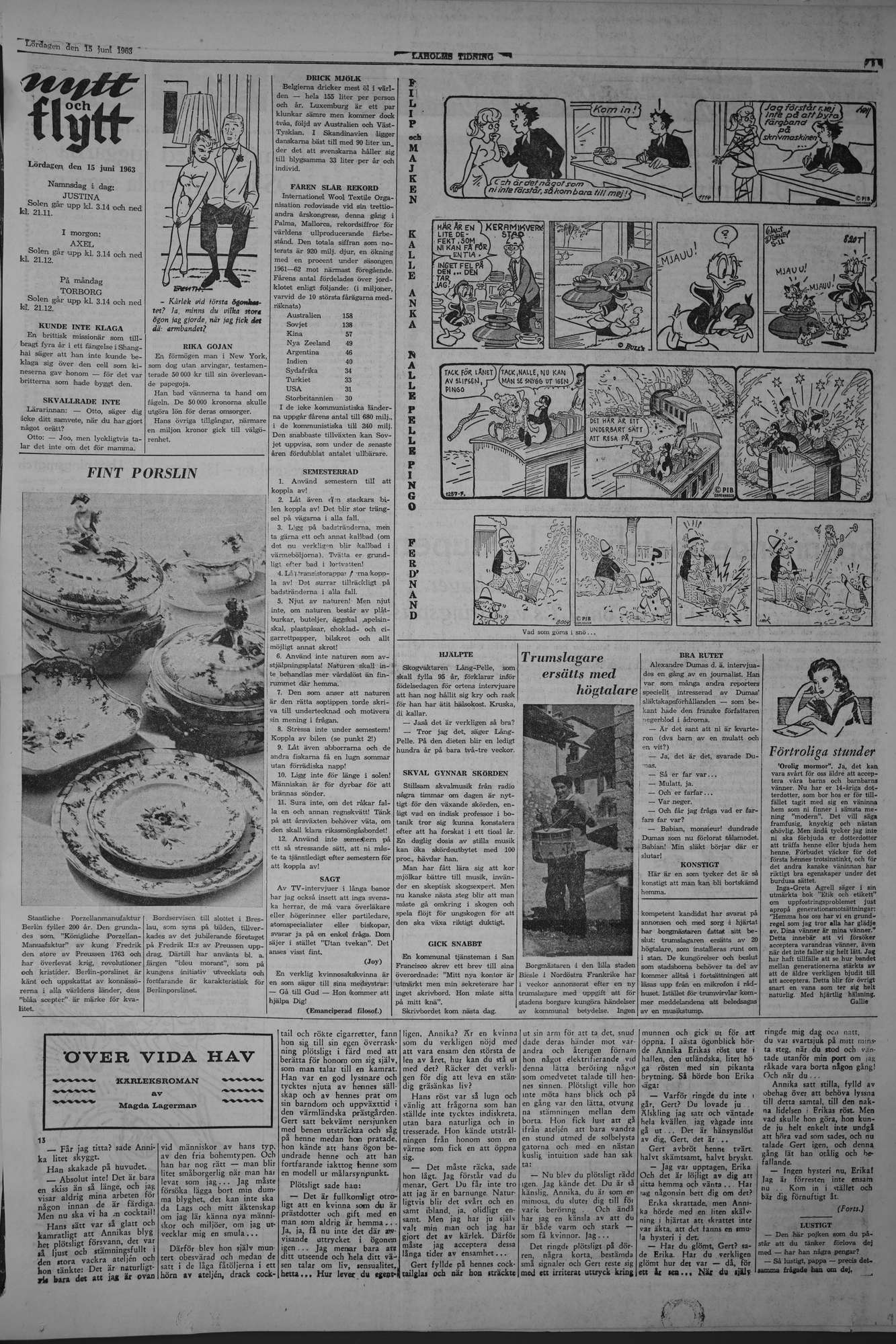 Laholms Tidning Lördag 15 juni 1963, sida 5
