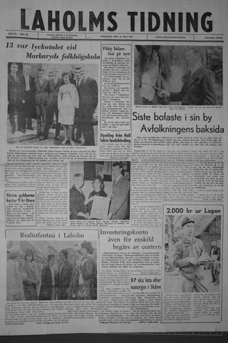 Förstasidan, Onsdag 15 maj 1963