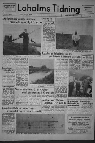 Förstasidan, Lördag 19 juni 1965