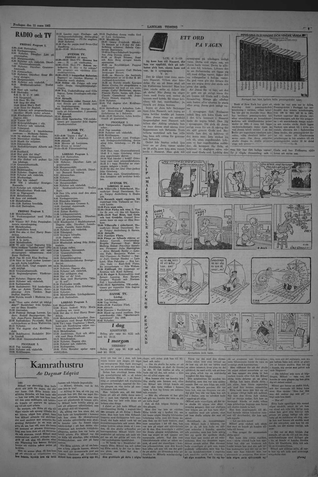 Laholms Tidning Fredag 15 mars 1963, sida 7