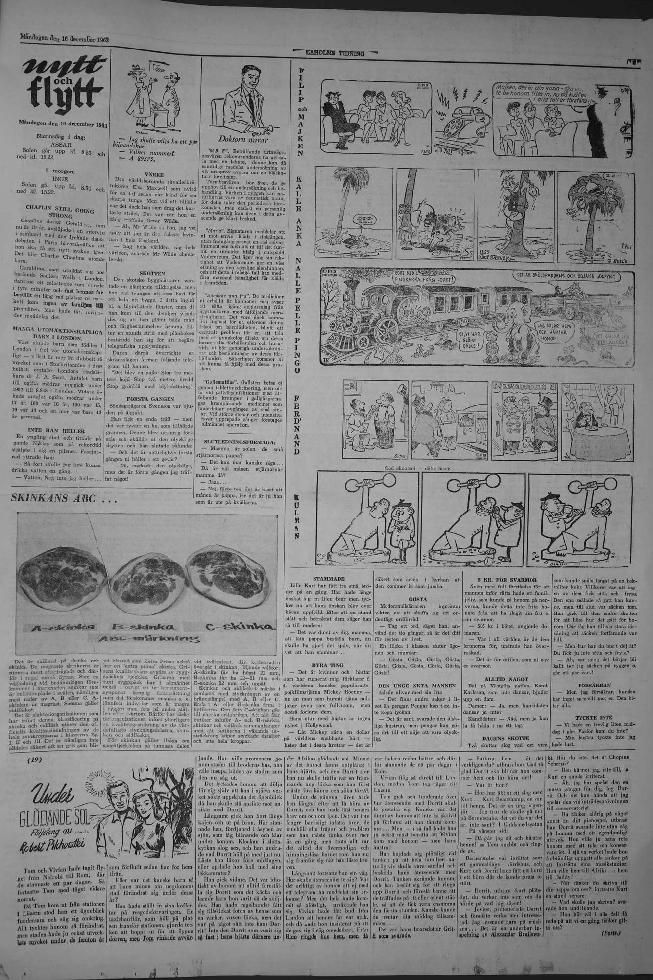Laholms Tidning Måndag 16 december 1963, sida 5