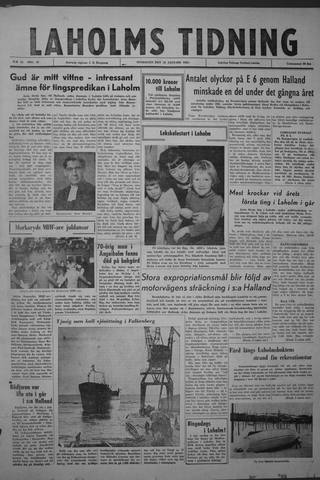 Förstasidan, Onsdag 16 januari 1963