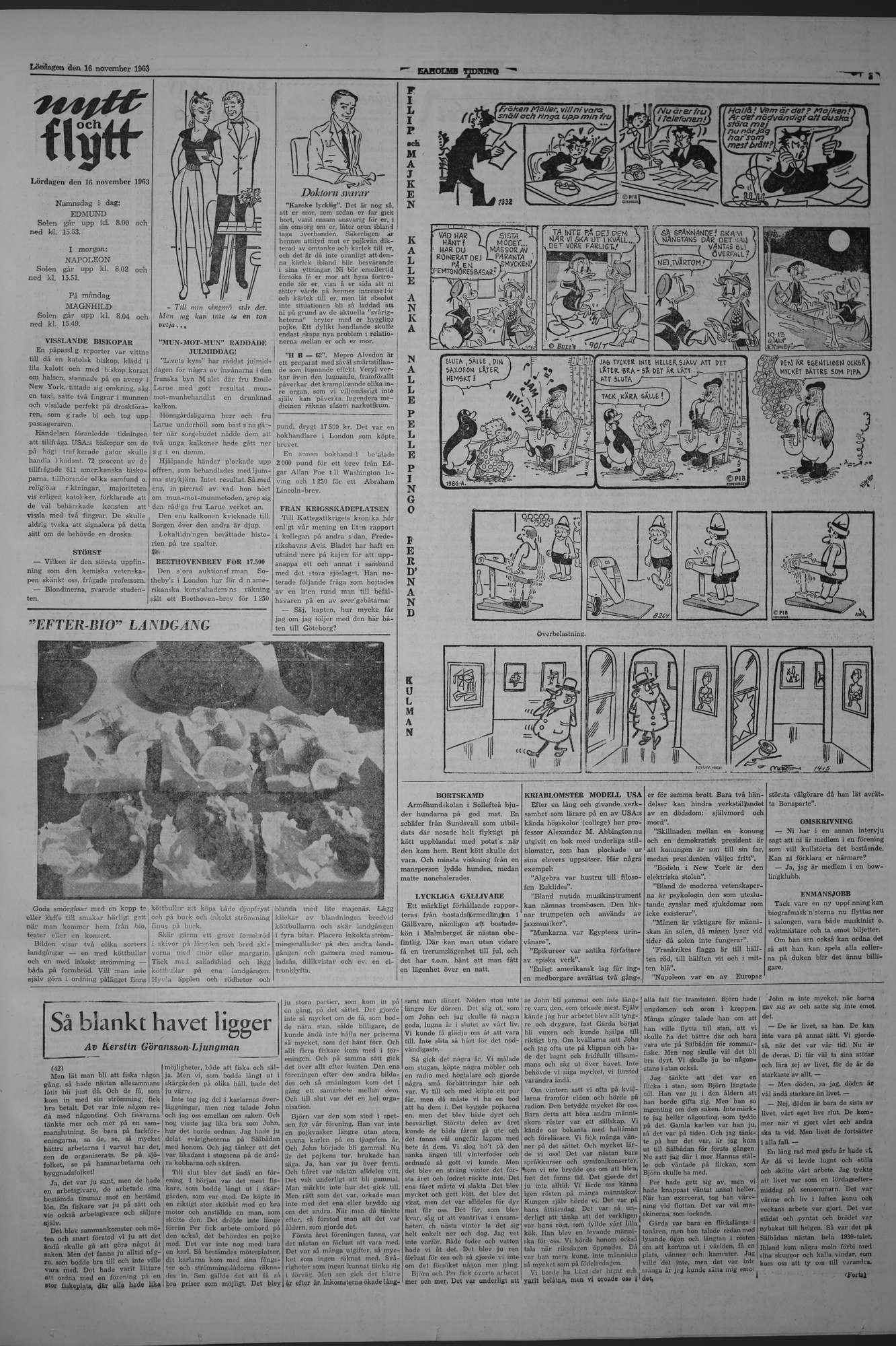 Laholms Tidning Lördag 16 november 1963, sida 5