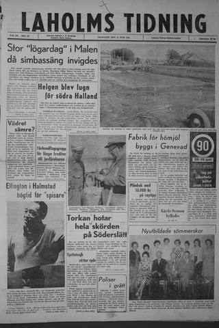 Förstasidan, Måndag 17 juni 1963