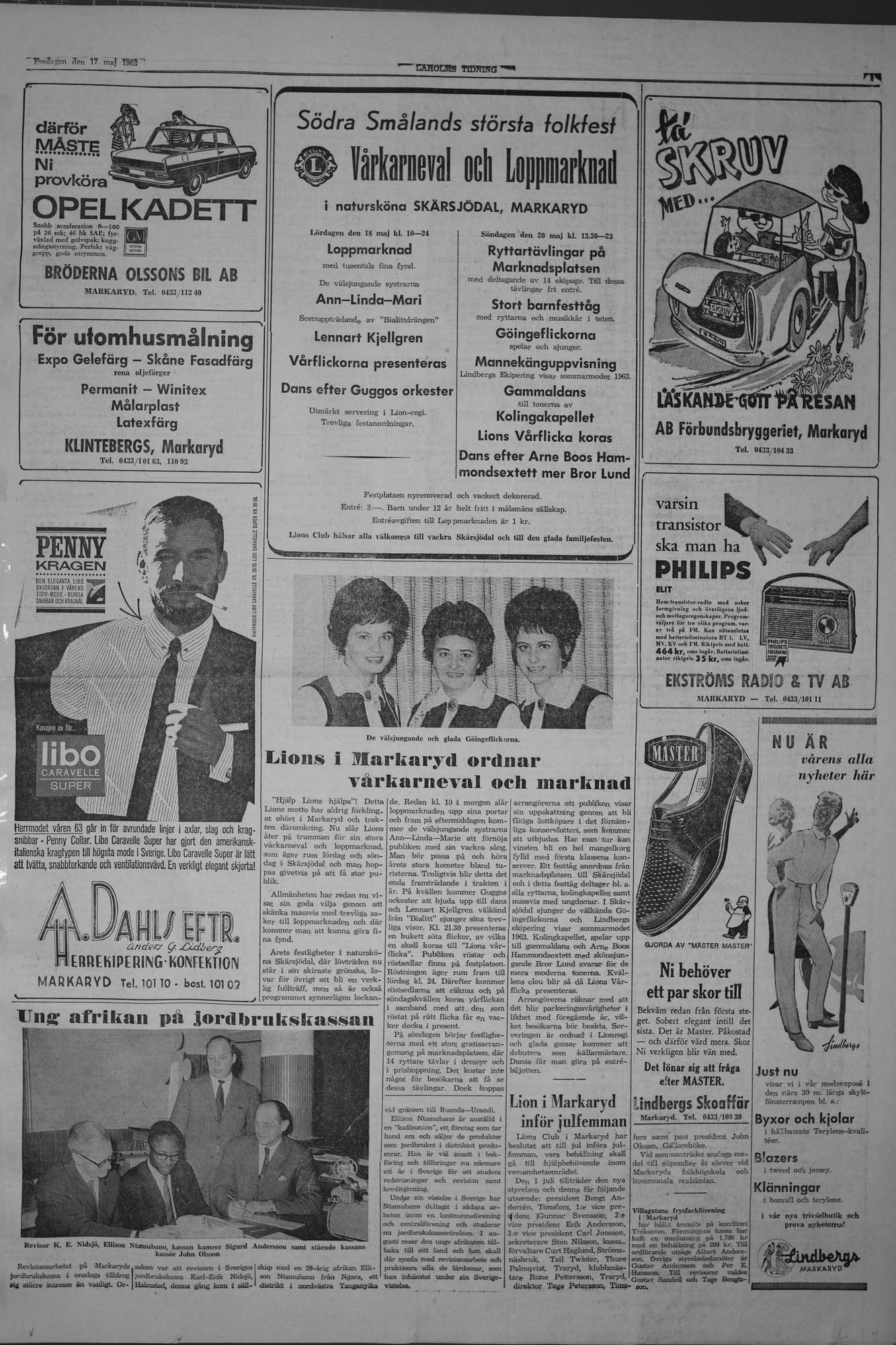 Laholms Tidning Fredag 17 maj 1963, sida 5