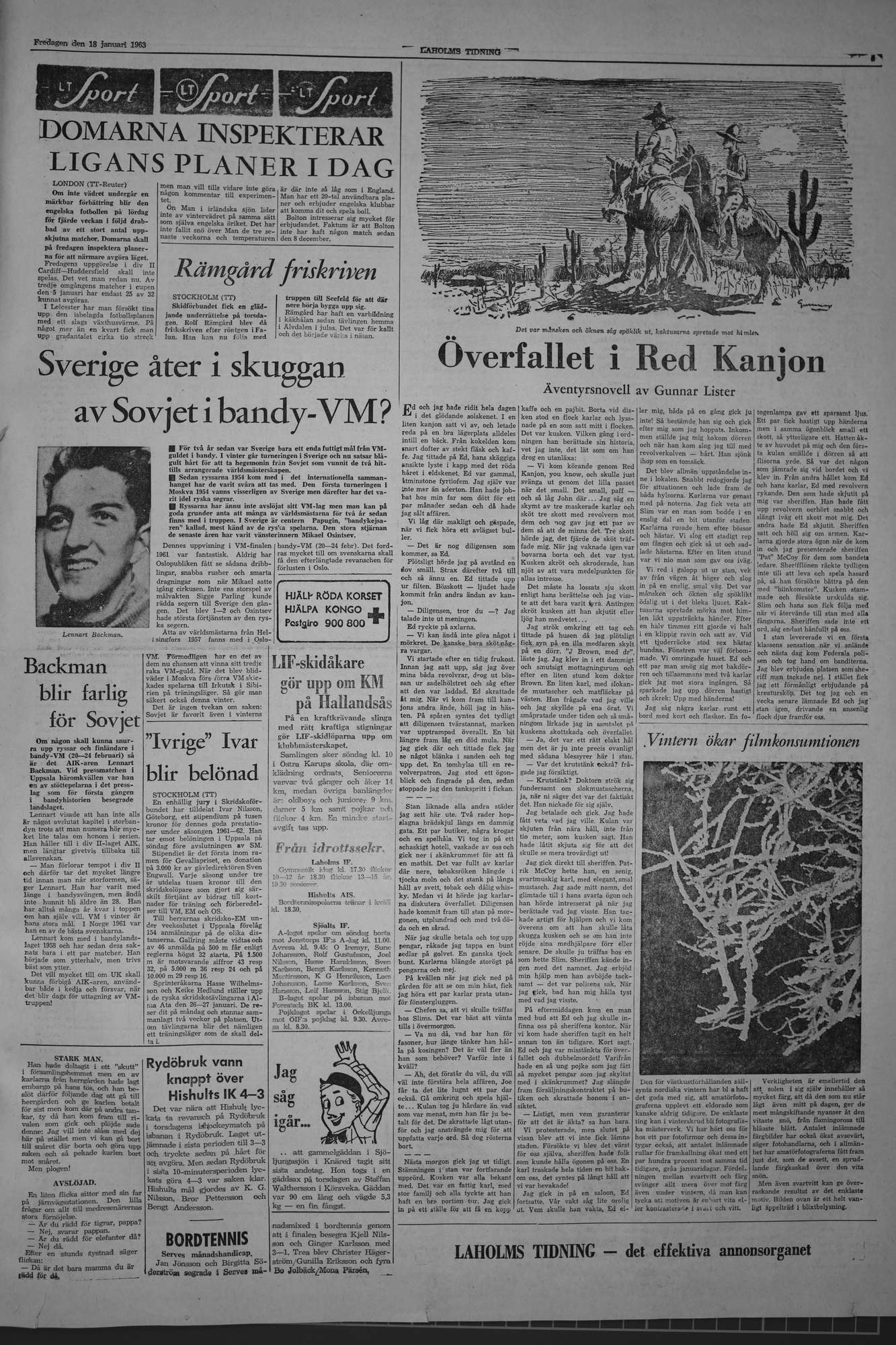 Laholms Tidning Fredag 18 januari 1963, sida 5