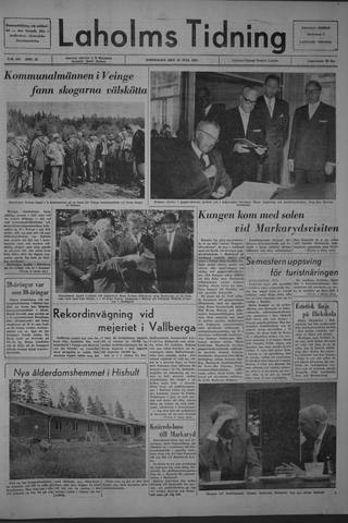 Förstasidan, Torsdag 18 juli 1963