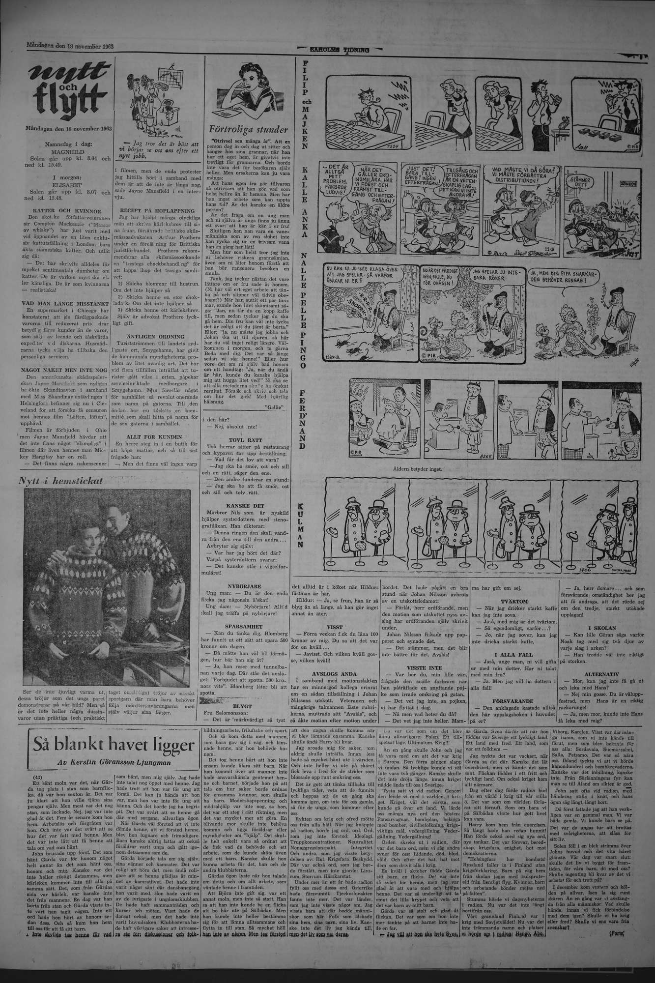Laholms Tidning Måndag 18 november 1963, sida 5
