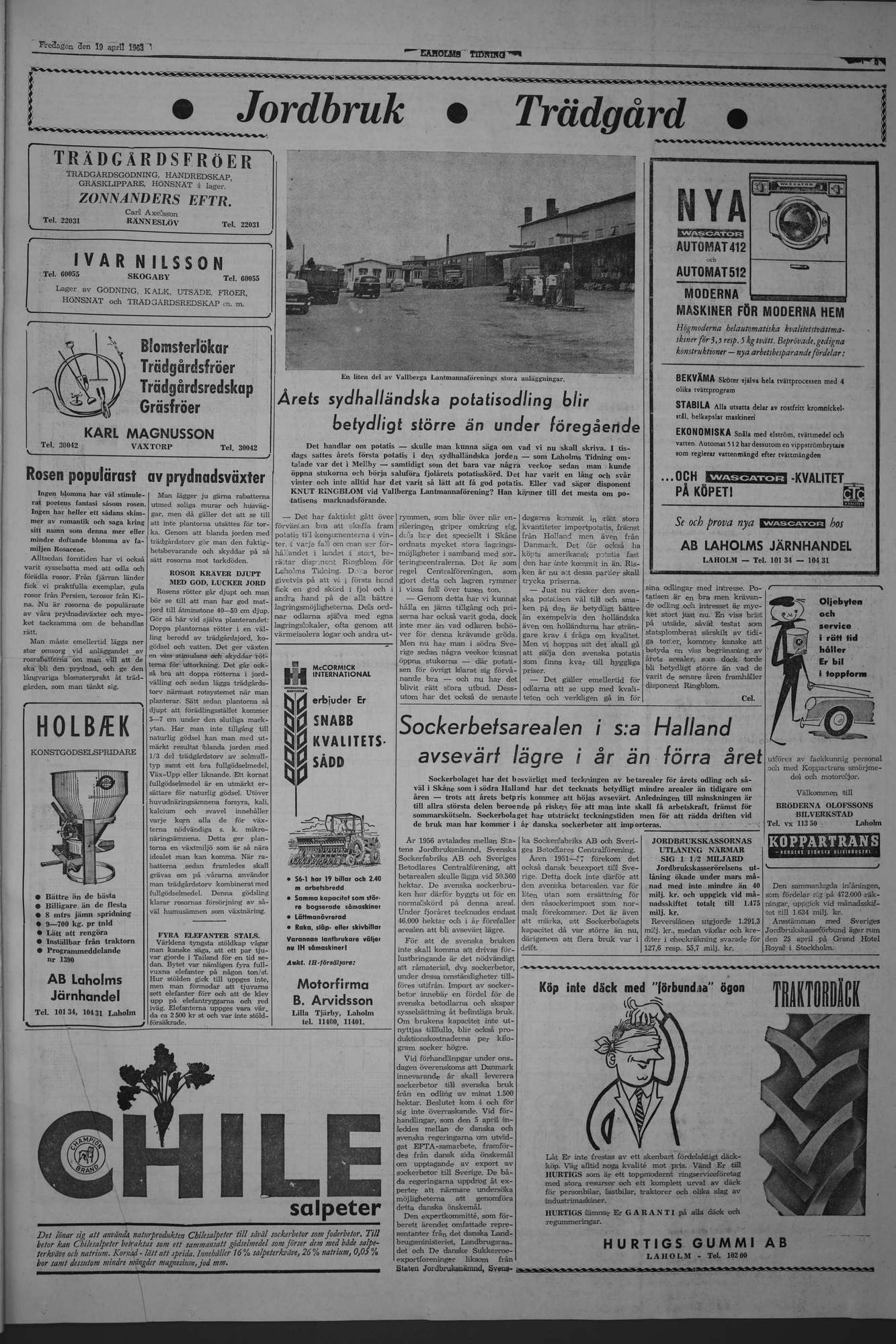 Laholms Tidning Fredag 19 april 1963, sida 5