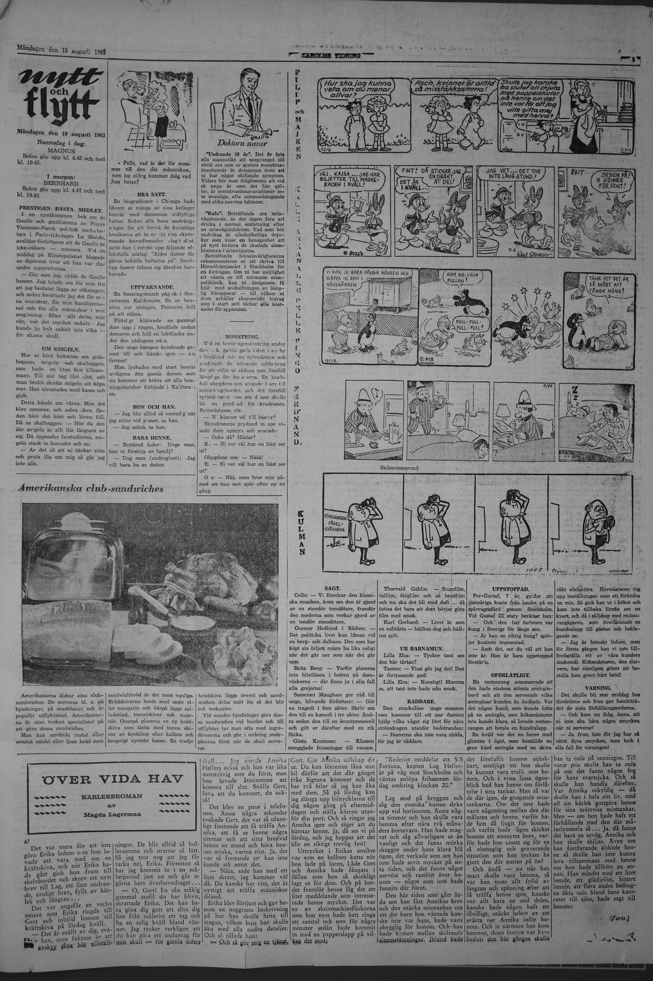 Laholms Tidning Måndag 19 augusti 1963, sida 5