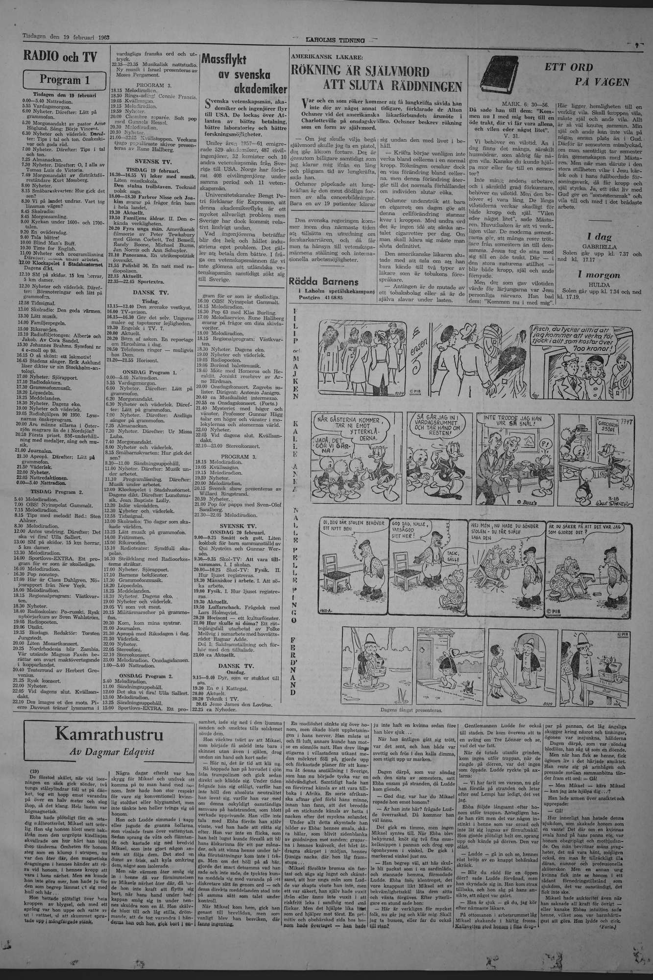 Laholms Tidning Tisdag 19 februari 1963, sida 7