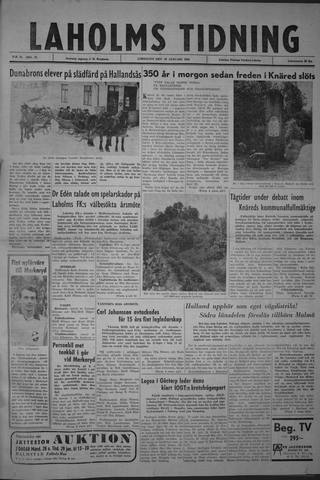 Förstasidan, Lördag 19 januari 1963