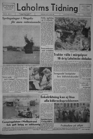 Förstasidan, Fredag 19 juli 1963