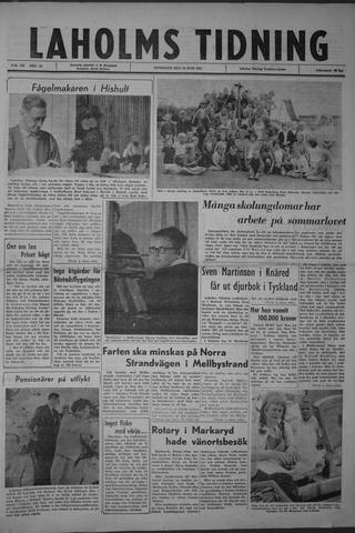 Förstasidan, Onsdag 19 juni 1963