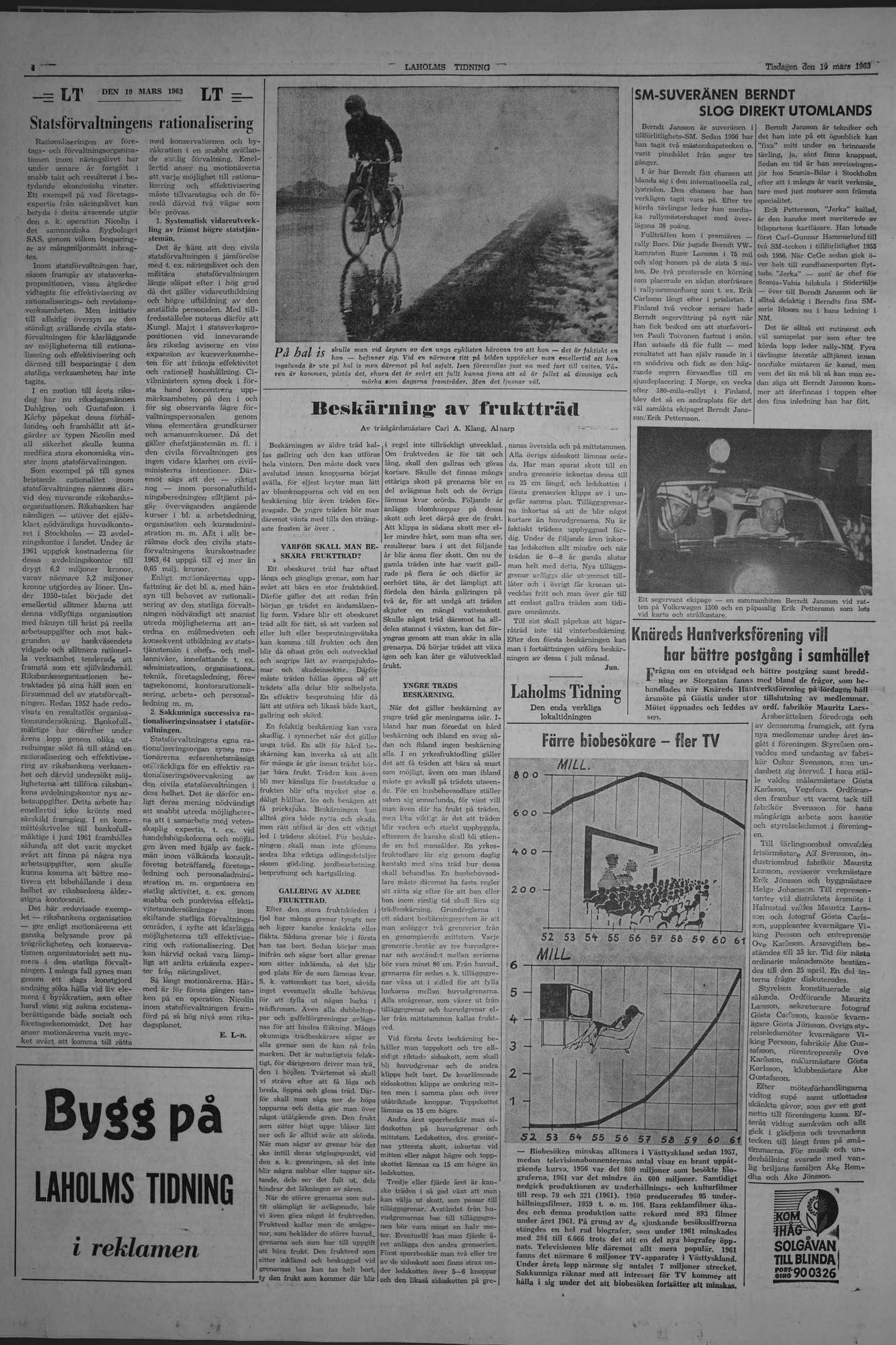 Laholms Tidning Tisdag 19 mars 1963, sida 4