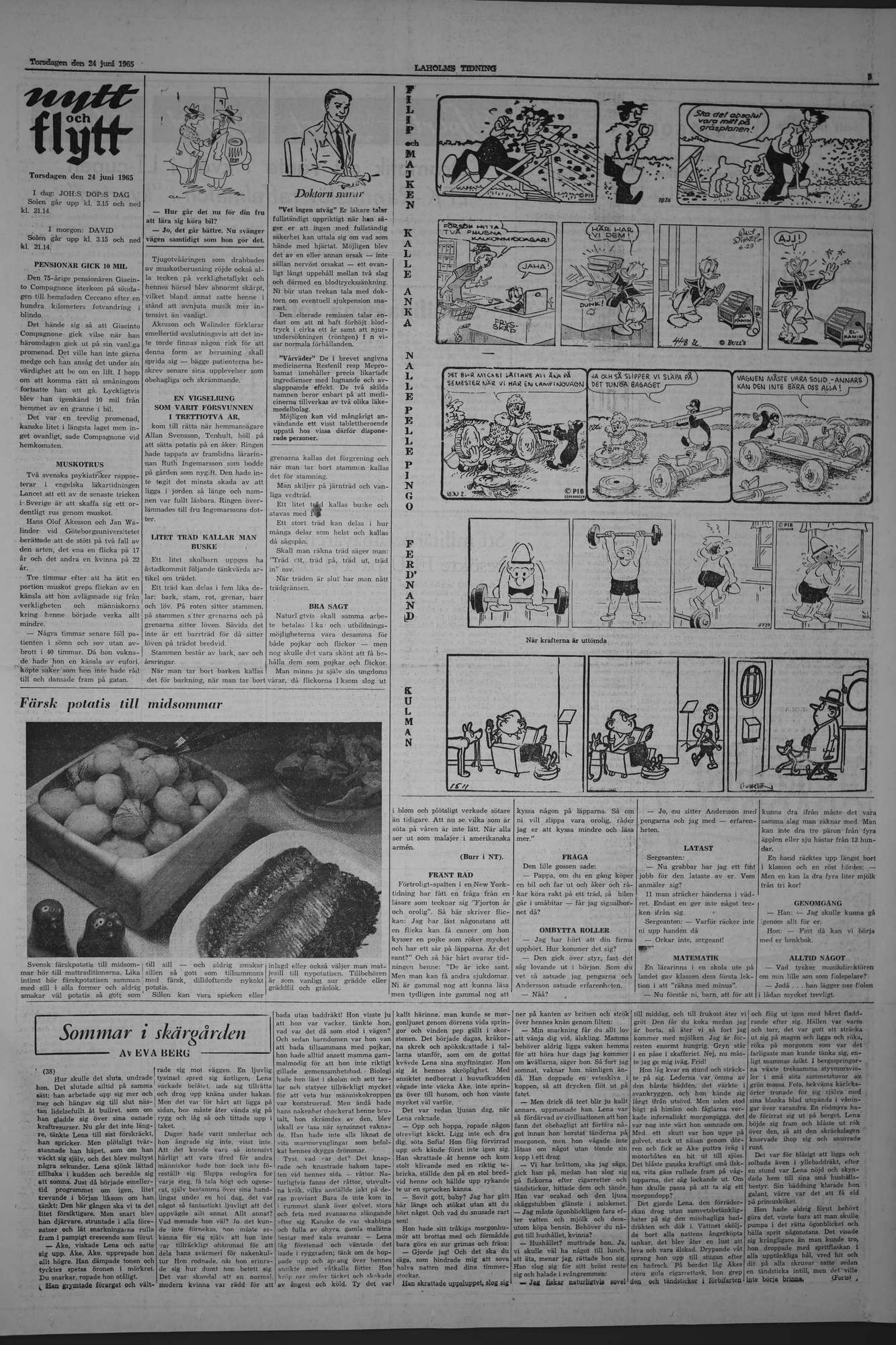 Laholms Tidning Torsdag 24 juni 1965, sida 5