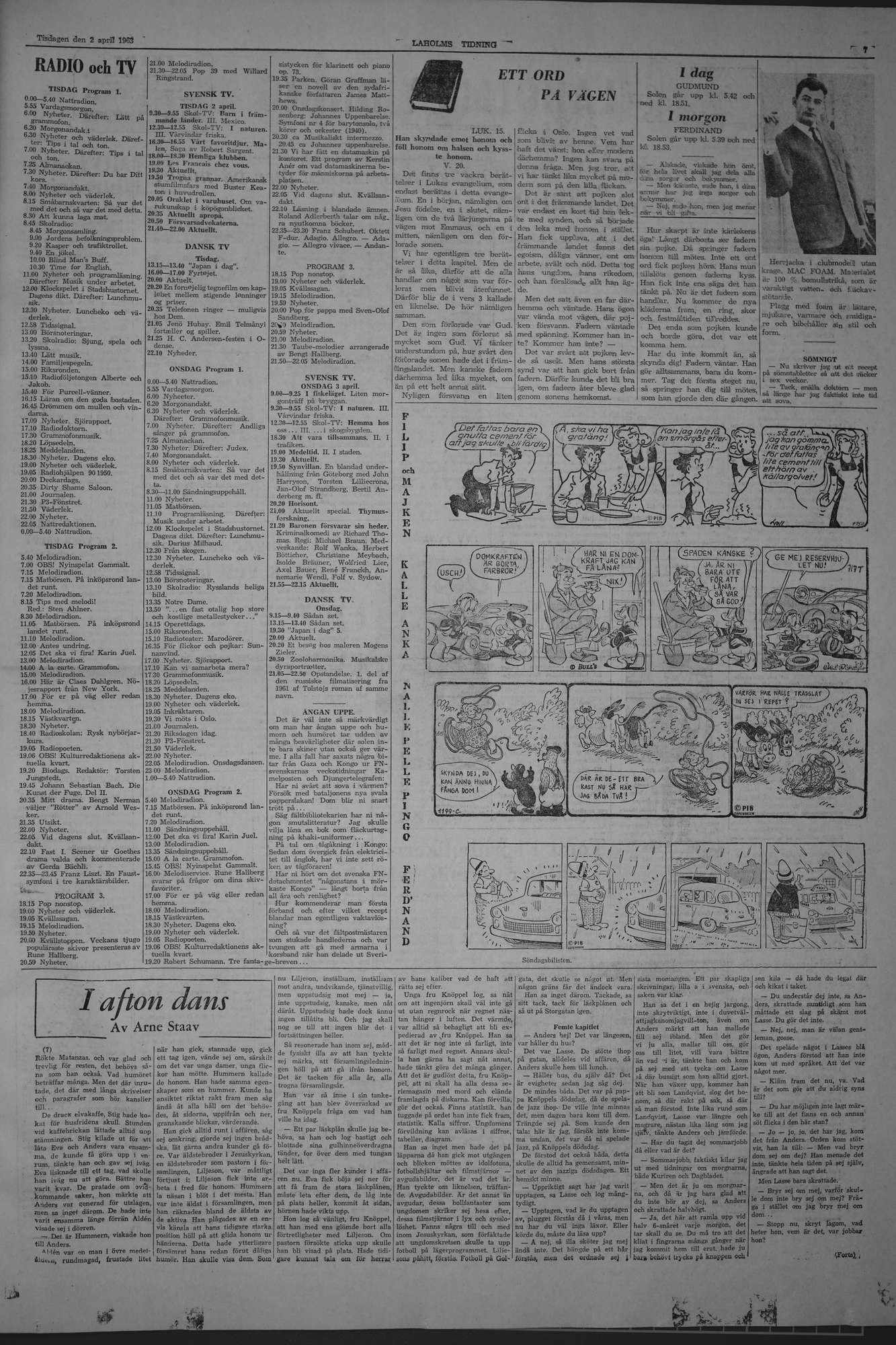 Laholms Tidning Tisdag 2 april 1963, sida 7