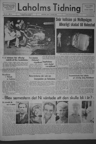 Förstasidan, Fredag 2 augusti 1963